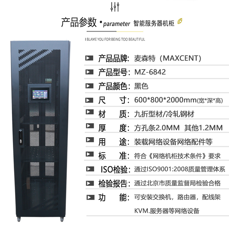 MZ-6842智能機(jī)柜2米42U高800深產(chǎn)品參數(shù)